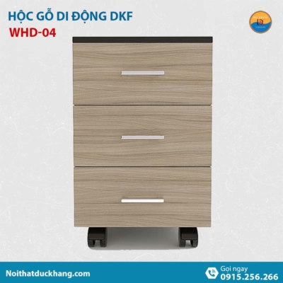 WHD-04 | Hộc tủ di động 3 ngăn, không khoá