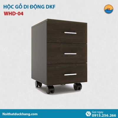 WHD-04 | Hộc tủ di động 3 ngăn, không khoá