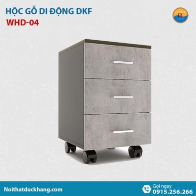 WHD-04 | Hộc tủ di động 3 ngăn, không khoá