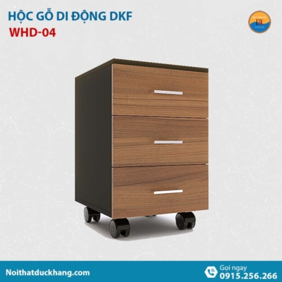 WHD-04 | Hộc tủ di động 3 ngăn, không khoá