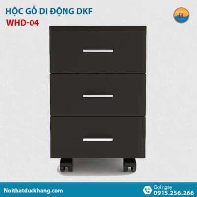 WHD-04 | Hộc tủ di động 3 ngăn, không khoá