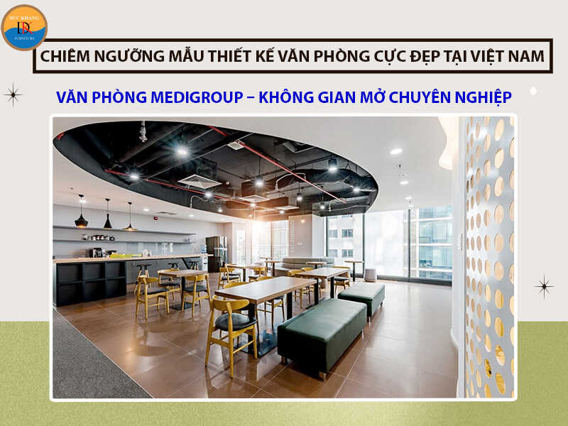 Văn phòng MEDIGROUP - không gian mở chuyên nghiệp