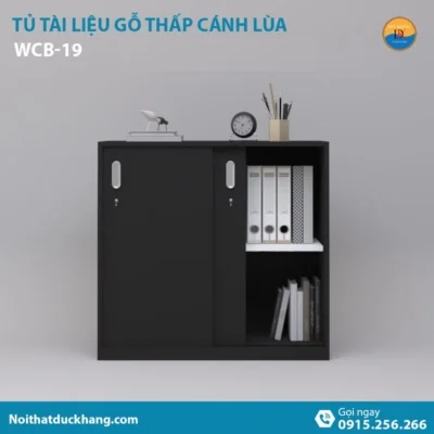 WCB-19 | Tủ tài liệu thấp DKF 2 cánh lùa tiện lợi WCB-19 | Tủ tài liệu thấp DKF 2 cánh lùa tiện lợi