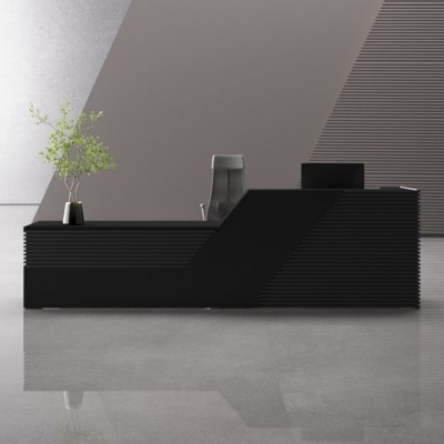 Quầy lễ tân chữ I kèm hộc tủ di động đa năng Peanut DKFQLT32-B