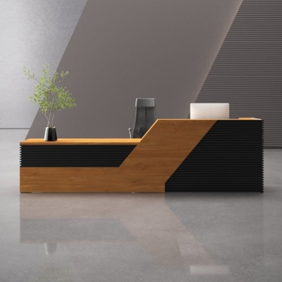 Quầy lễ tân chữ I kèm hộc tủ di động đa năng Peanut DKFQLT32-B