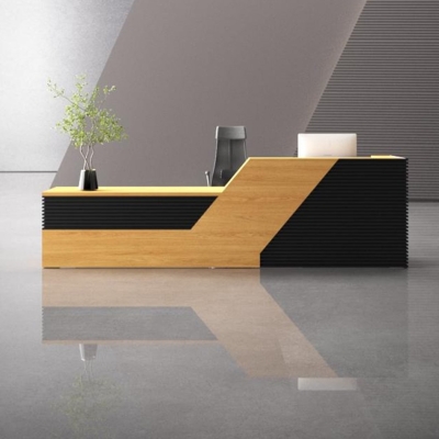 Quầy lễ tân chữ I kèm hộc tủ di động đa năng Peanut DKFQLT32-B