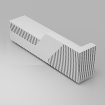 Quầy lễ tân chữ I kèm hộc tủ di động đa năng Peanut DKFQLT32-B