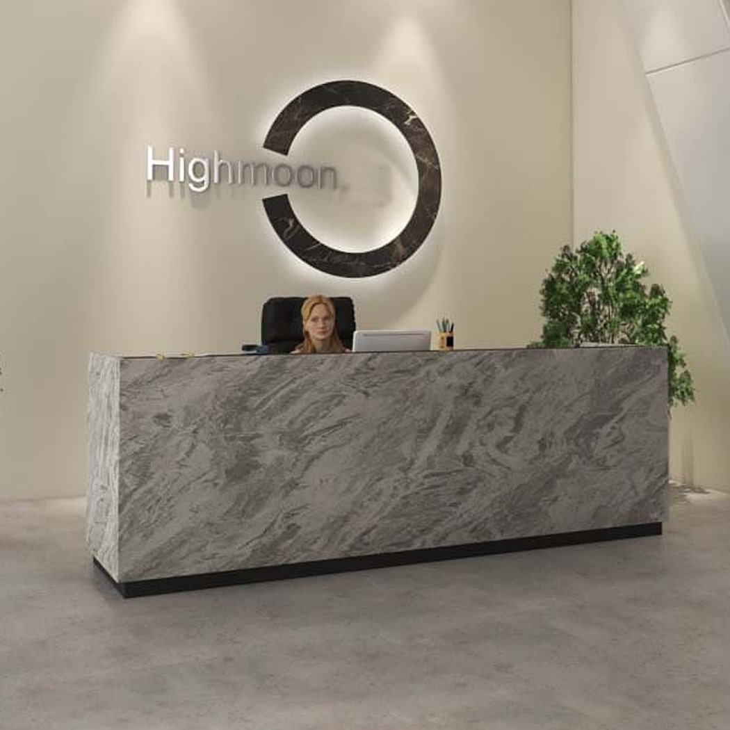 Quầy lễ tân chữ U màu đen kèm hộc di động, dành cho 2 người Rok DKFQLT37-B Quầy lễ tân chữ U màu đen kèm hộc di động, dành cho 2 người Rok DKFQLT37-B