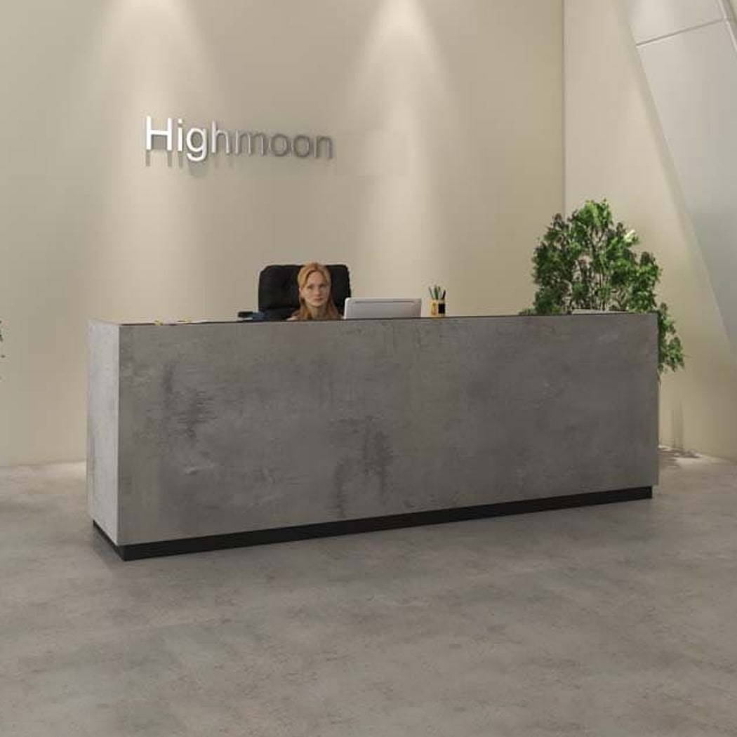 Quầy lễ tân chữ U màu đen kèm hộc di động, dành cho 2 người Rok DKFQLT37-B Quầy lễ tân chữ U màu đen kèm hộc di động, dành cho 2 người Rok DKFQLT37-B