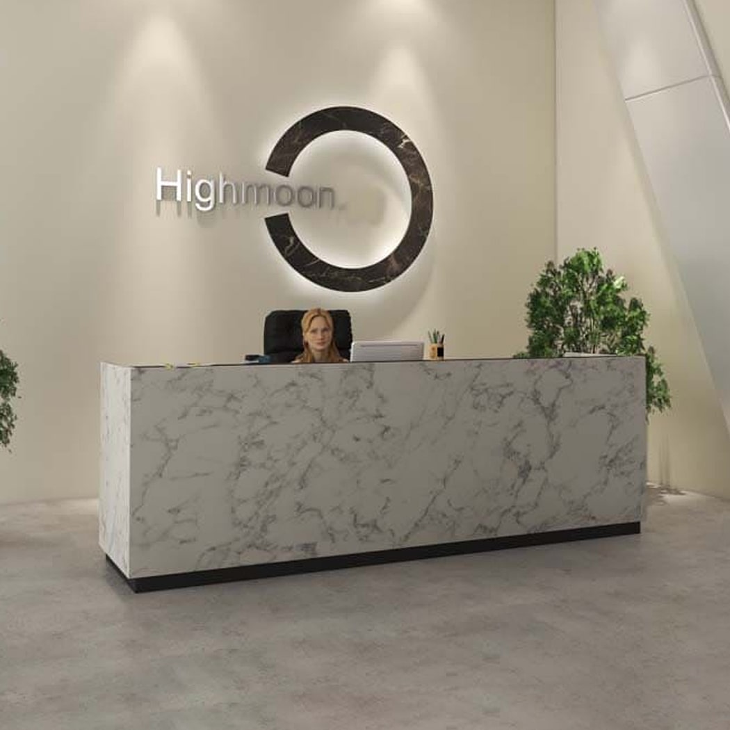 Quầy lễ tân chữ U màu đen kèm hộc di động, dành cho 2 người Rok DKFQLT37-B Quầy lễ tân chữ U màu đen kèm hộc di động, dành cho 2 người Rok DKFQLT37-B
