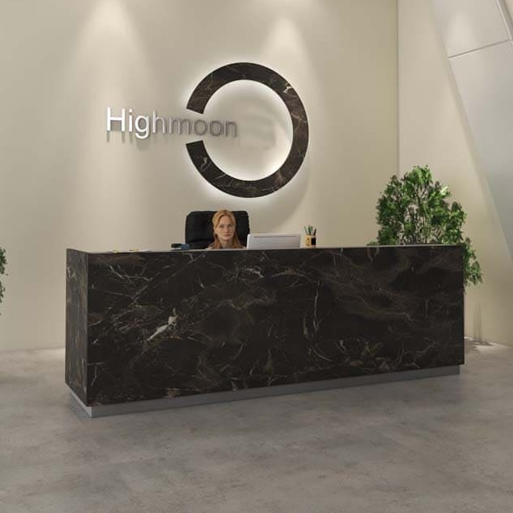 Quầy lễ tân chữ U dành cho 2 người kèm hộc di động màu xám sang trọng Rok DKFQLT37-G Quầy lễ tân chữ U dành cho 2 người kèm hộc di động màu xám sang trọng Rok DKFQLT37-G