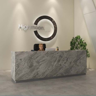 Quầy lễ tân chữ U dành cho 2 người kèm hộc di động Rok DKFQLT37-G