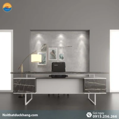 DKFBGD70-W | Bàn giám đốc Emondi chân sắt, màu xám DKFBGD70-W | Bàn giám đốc Emondi chân sắt, màu xám