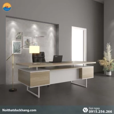 DKFBGD70-W | Bàn giám đốc Emondi chân sắt, màu xám DKFBGD70-W | Bàn giám đốc Emondi chân sắt, màu xám
