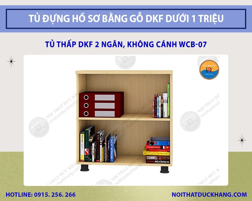 Tủ thấp DKF 2 ngăn, không cánh WCB-07 Tủ thấp DKF 2 ngăn, không cánh WCB-07
