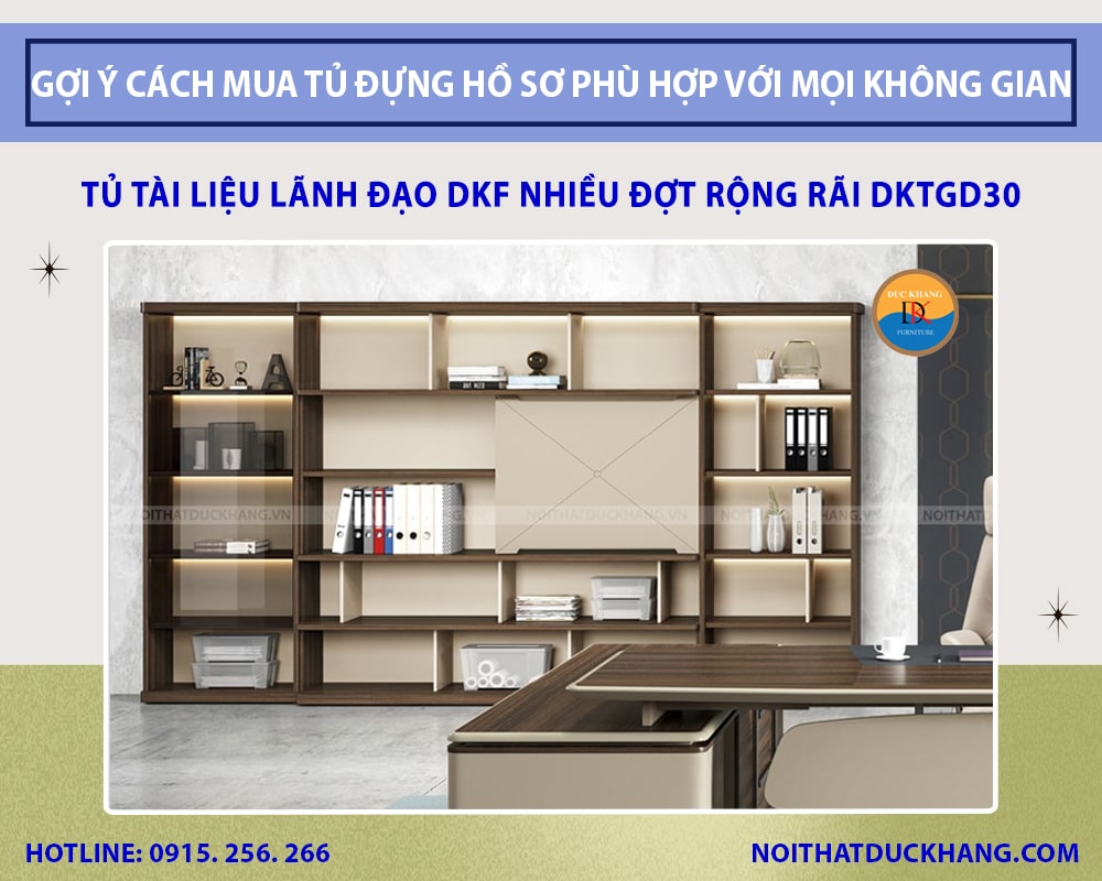 Tủ tài liệu lãnh đạo DKF nhiều đợt rộng rãi DKTGD30 Tủ tài liệu lãnh đạo DKF nhiều đợt rộng rãi DKTGD30