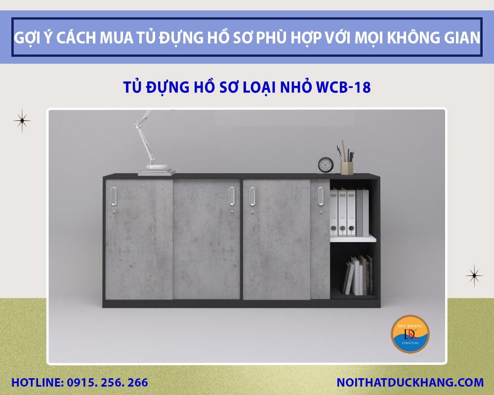 Tủ đựng hồ sơ loại nhỏ WCB-18 Tủ đựng hồ sơ loại nhỏ WCB-18