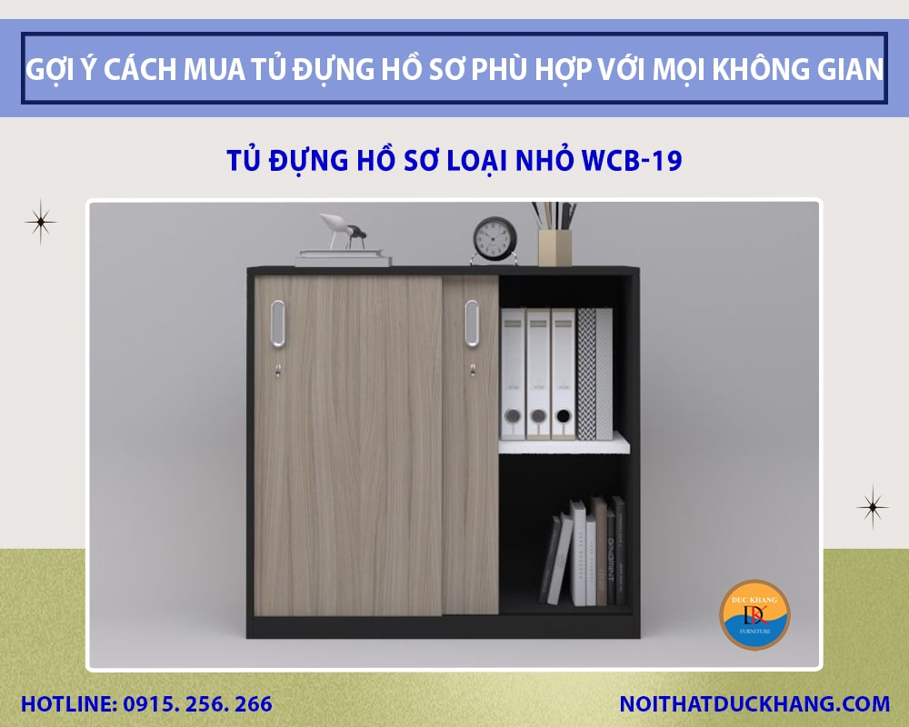 Tủ đựng hồ sơ loại nhỏ WCB-19 Tủ đựng hồ sơ loại nhỏ WCB-19