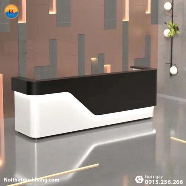 DKFQLT33 | Quầy lễ tân Judy dáng chữ U dành cho 2 người DKFQLT33 | Quầy lễ tân Judy dáng chữ U dành cho 2 người