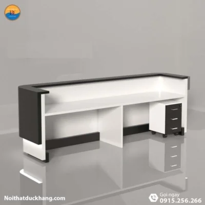 DKFQLT33 | Quầy lễ tân Judy dáng chữ U dành cho 2 người DKFQLT33 | Quầy lễ tân Judy dáng chữ U dành cho 2 người