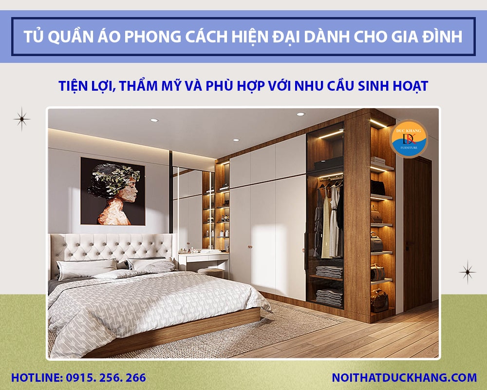 Những mẫu tủ quần áo phong cách hiện đại dành cho gia đình Những mẫu tủ quần áo phong cách hiện đại dành cho gia đình
