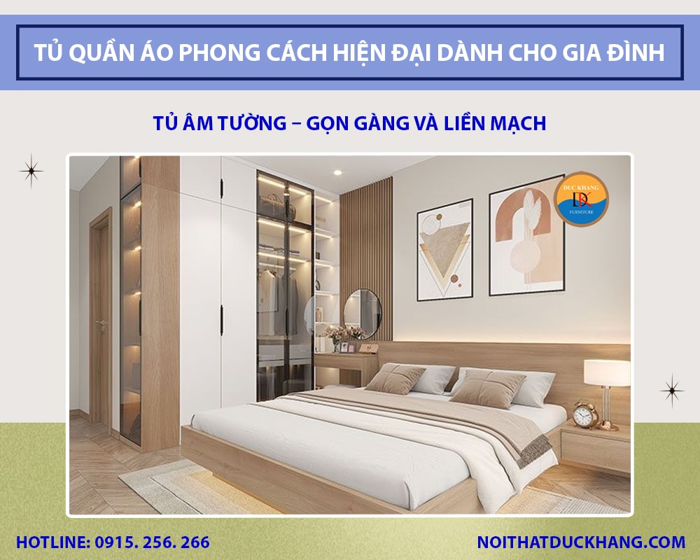 Tủ âm tường - Gọn gàng và liền mạch Tủ âm tường - Gọn gàng và liền mạch