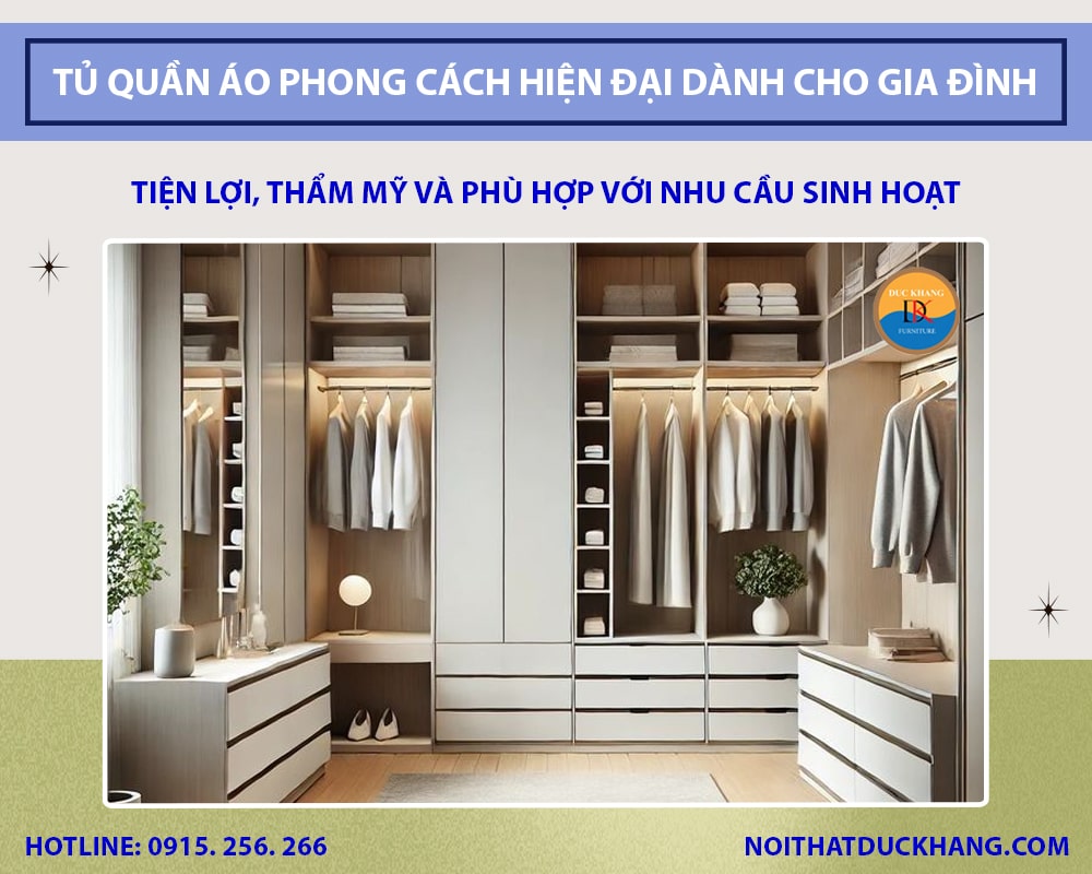 Những mẫu tủ quần áo phong cách hiện đại dành cho gia đình Những mẫu tủ quần áo phong cách hiện đại dành cho gia đình