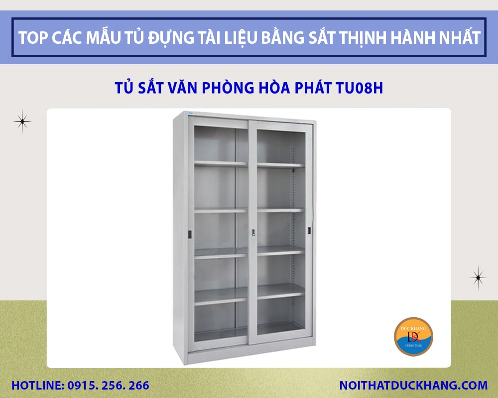 Tủ sắt văn phòng Hòa Phát TU08H