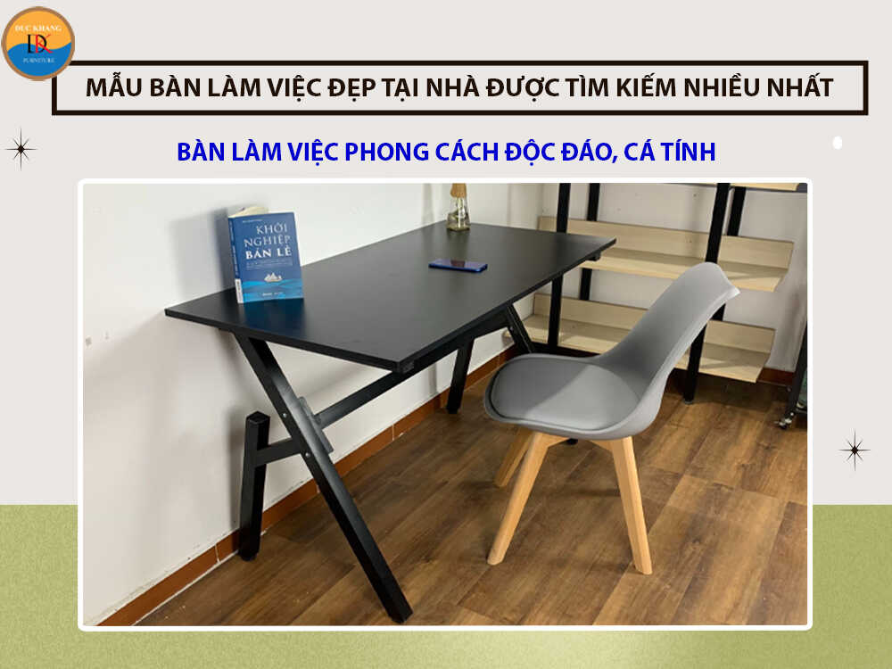 Bàn làm việc phong cách độc đáo, cá tính