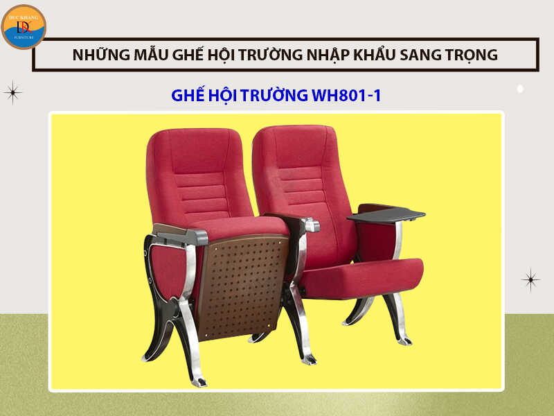 Những mẫu ghế hội trường nhập khẩu sang trọng năm 2024