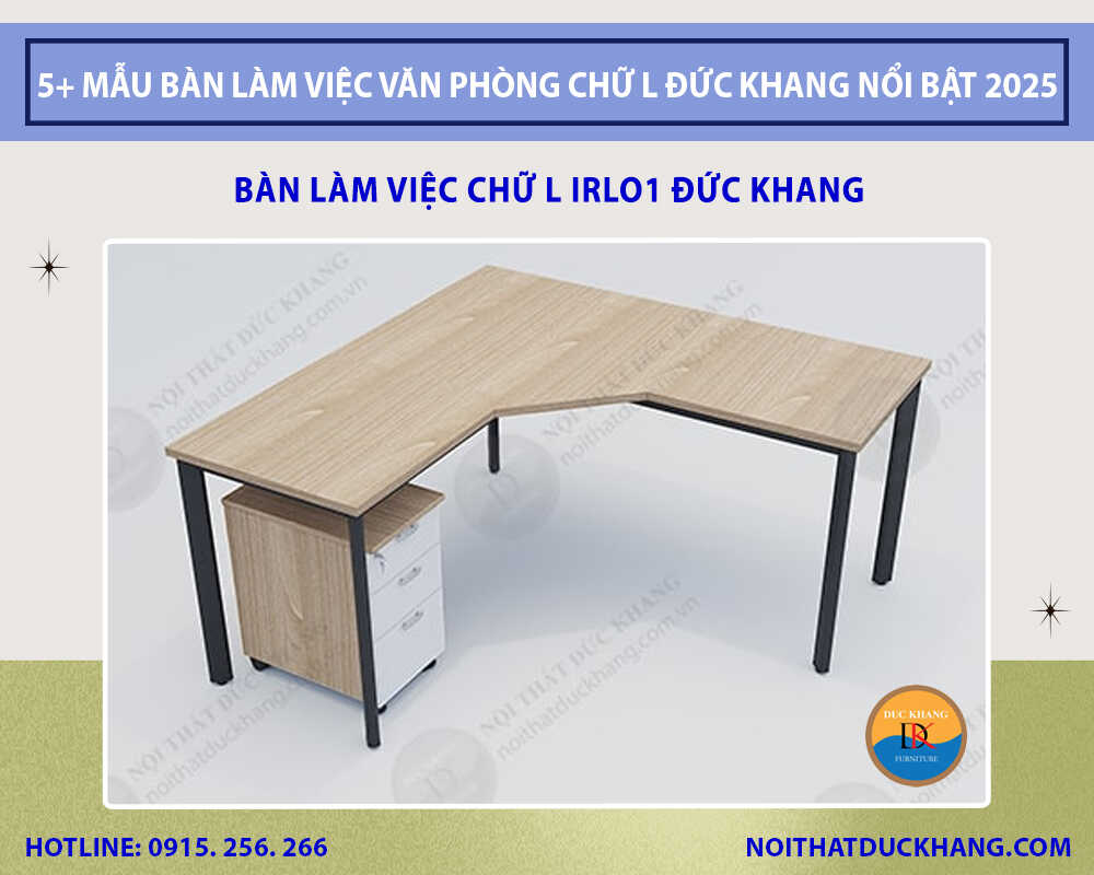 Bàn làm việc chữ L IRLO1 Đức Khang