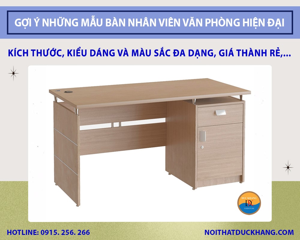 Báo giá bàn nhân viên văn phòng tại DKF mẫu mới 2025