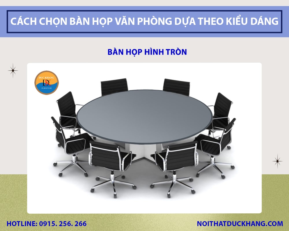 Bàn họp hình tròn