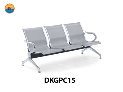 DKGPC15 | Ghế phòng chờ DKF băng 3 chỗ, có tay vịn 2 bên