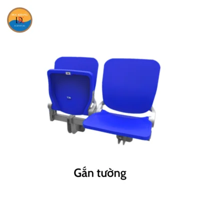 DKSVD26 | Ghế sân vận động mặt gập, gắn tường hoặc gắn sàn linh hoạt