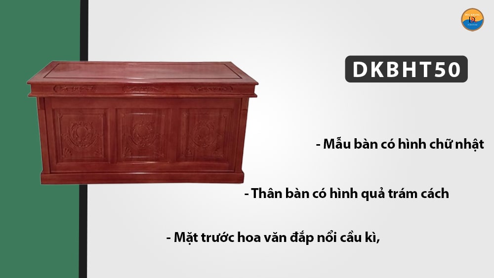 DKBHT50 | Bàn hội trường gỗ phủ Veneer cao cấp Đức Khang