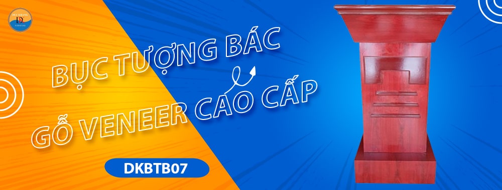 DKBTB07 | Bục tượng Bác chất liệu gỗ cao cấp