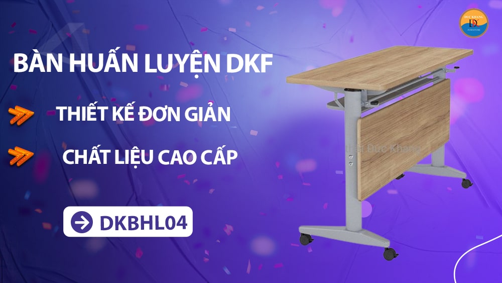 DKBHL04 | Bàn huấn luyện DKF gấp gọn tiện lợi