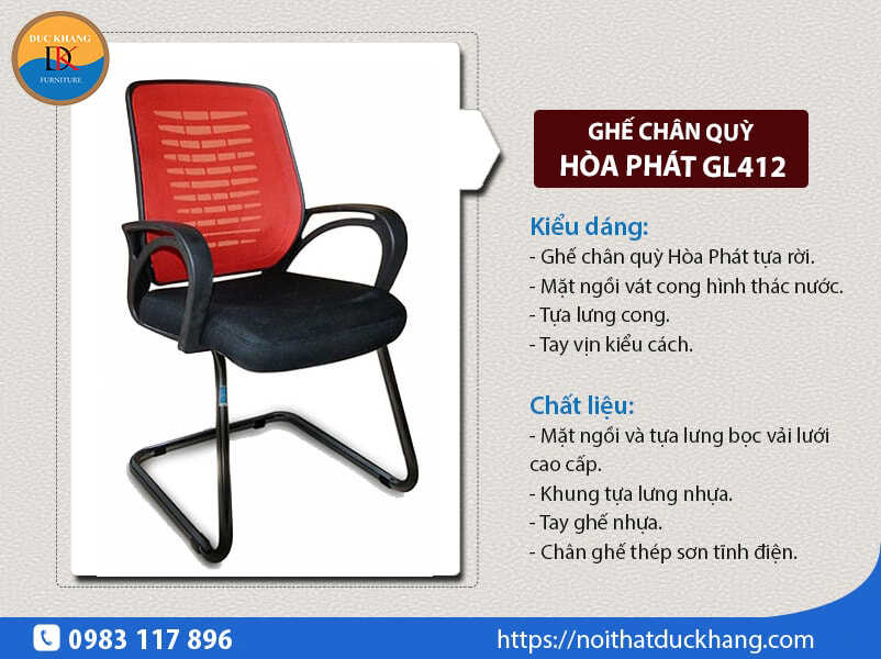 Ghế lưng lưới cao cấp GL 412 có giá bán tương đối rẻ