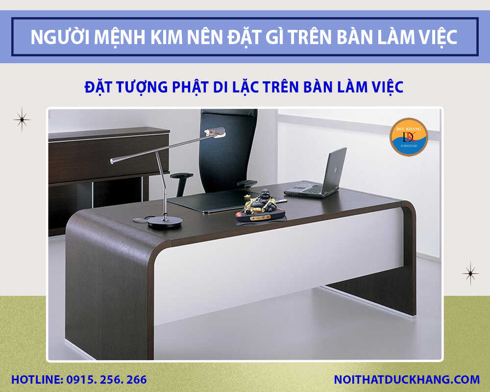 Đặt tượng Phật di lặc trên bàn làm việc Đặt tượng Phật di lặc trên bàn làm việc
