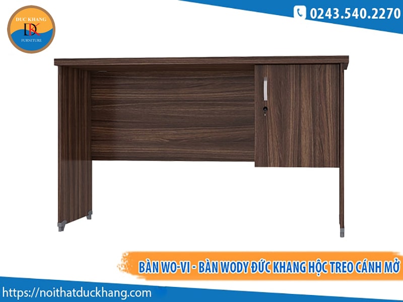 Bàn Wody WO-VI Đức Khang hộc treo cánh mở