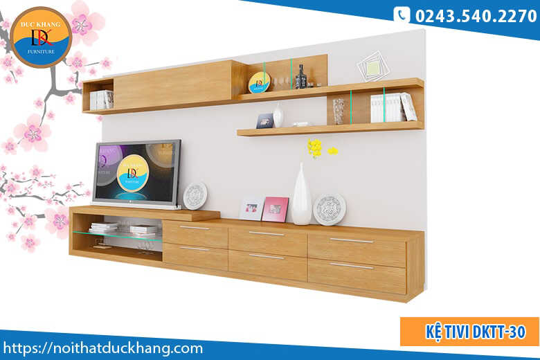 mẫu kệ tivi gỗ Đức Khang DKTT-30