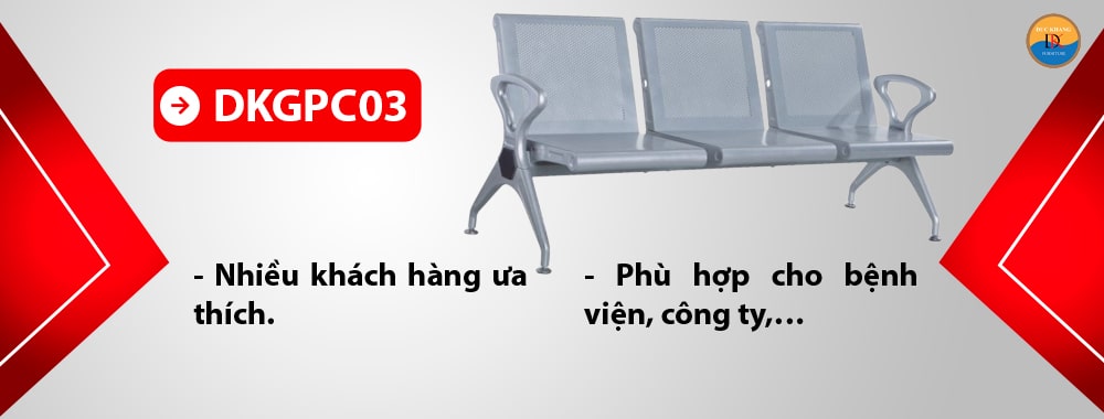 20+ mẫu ghế chờ đẹp được ưa chuộng tại nội thất Đức Khang