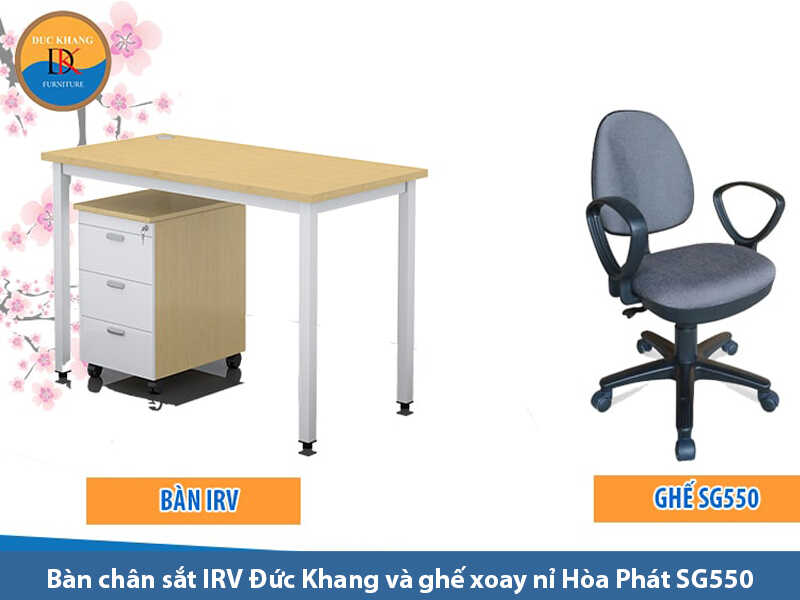 3 mẫu bàn ghế nhân viên văn phòng Đức Khang giá 1,5 triệu đồng