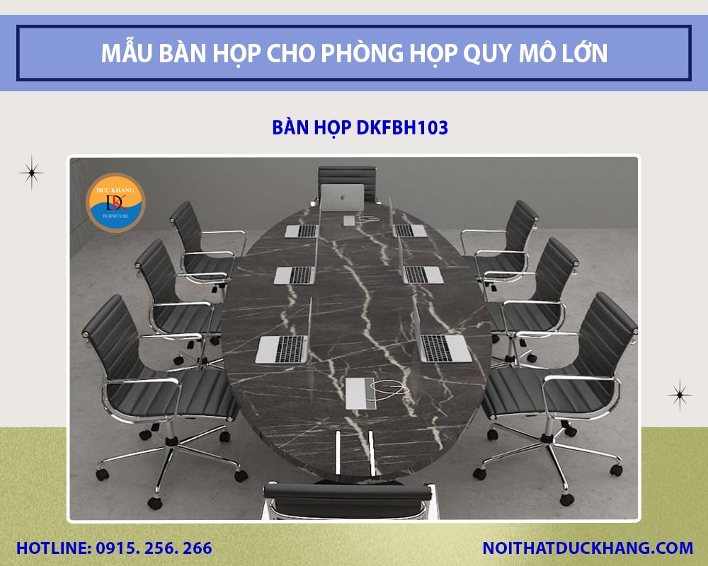 Mẫu bàn họp cho phòng họp quy mô lớn - Bàn họp DKFBH103 Mẫu bàn họp cho phòng họp quy mô lớn - Bàn họp DKFBH103