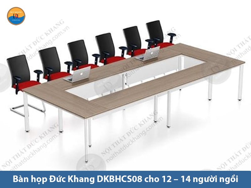 Bàn họp Đức Khang DKBHCS08 cho 12 - 14 người ngồi