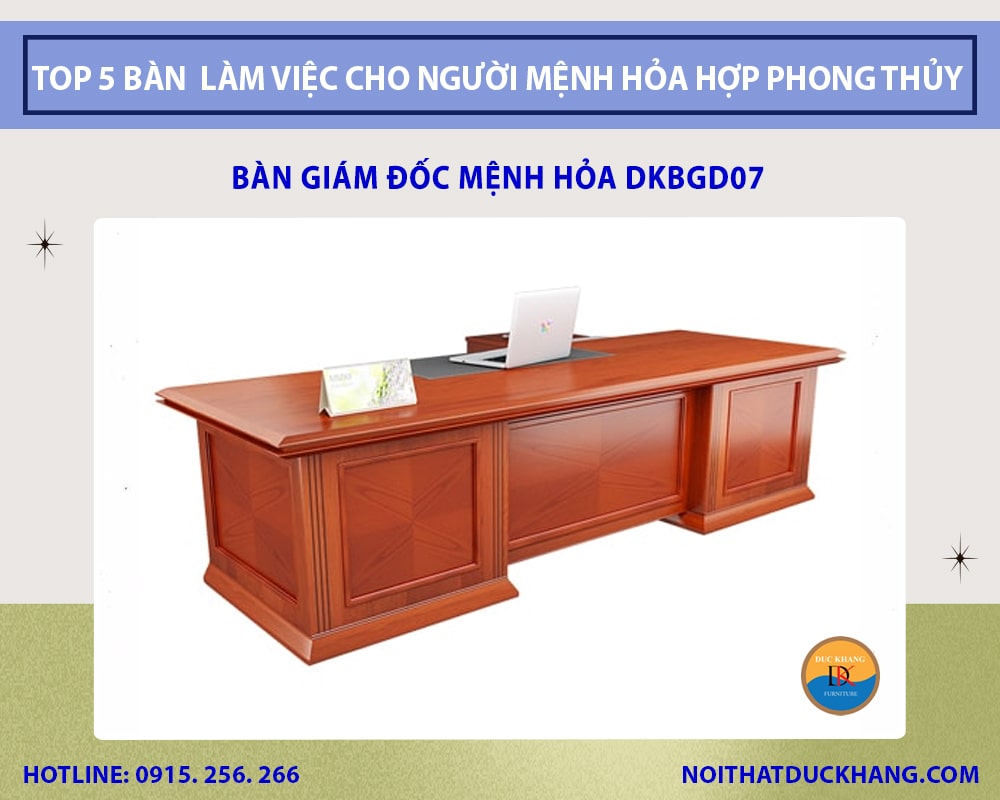 Bàn giám đốc mệnh Hỏa DKBGD07