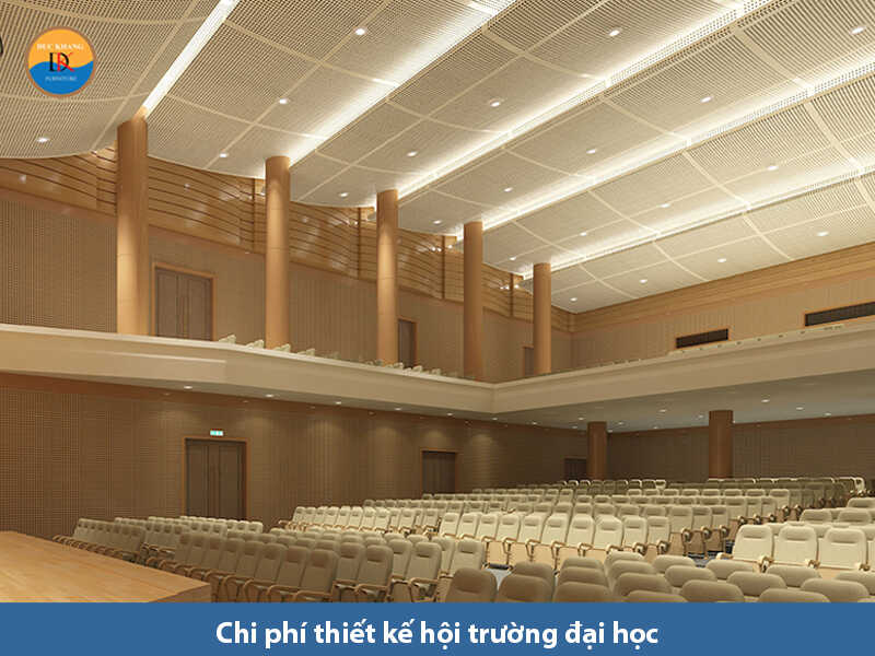 Thiết kế hội trường đại học đúng chuẩn mới nhất năm 2024