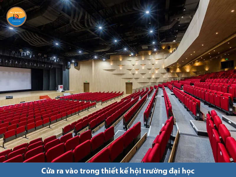 Thiết kế hội trường đại học đúng chuẩn mới nhất năm 2024