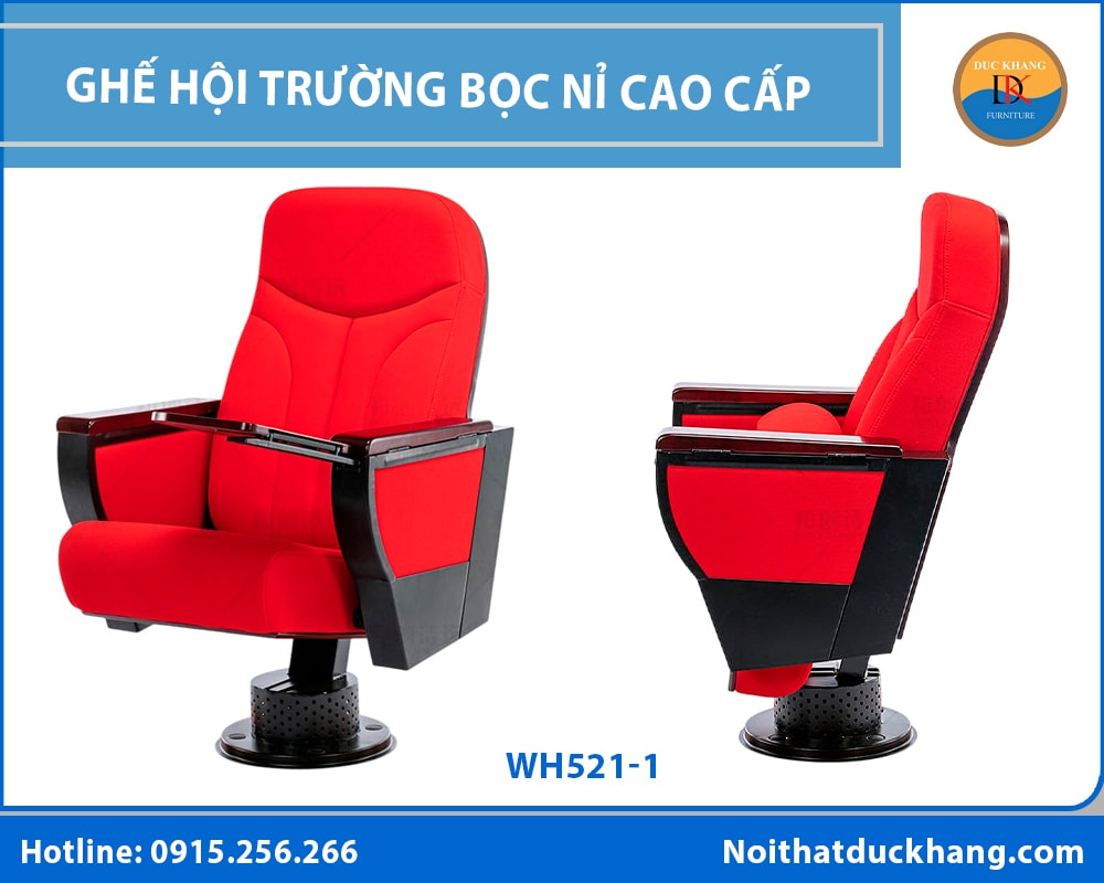 Ghế hội trường bọc nỉ cao cấp, đa dạng màu sắc nổi bật Ghế hội trường bọc nỉ cao cấp, đa dạng màu sắc nổi bật